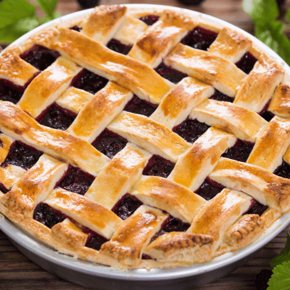 Copycat Paula Deen's Blackberry Pie Recipe