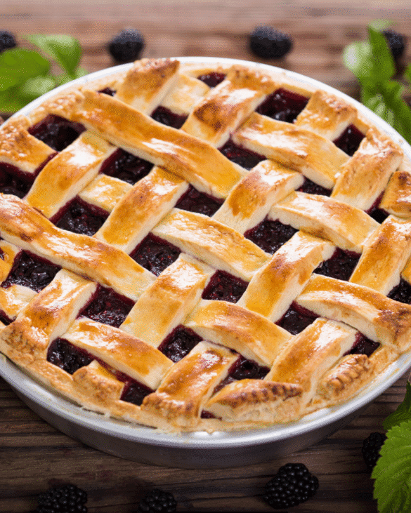 Copycat Paula Deen's Blackberry Pie Recipe