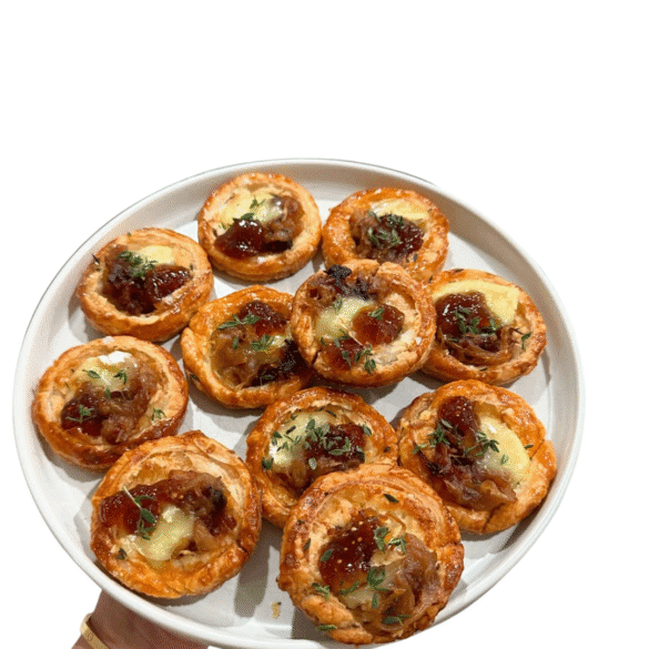 French Onion Brie Puffs Recipe