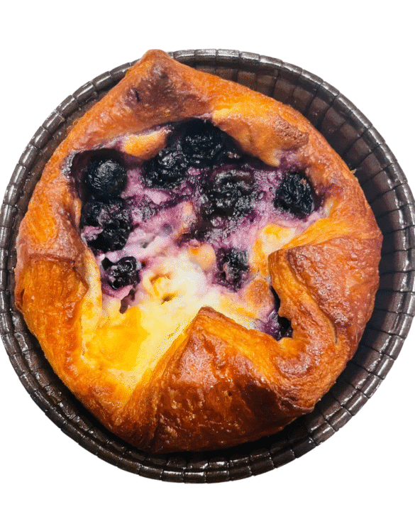 Blueberry Caramelized Cheesecake Croissant Recipe